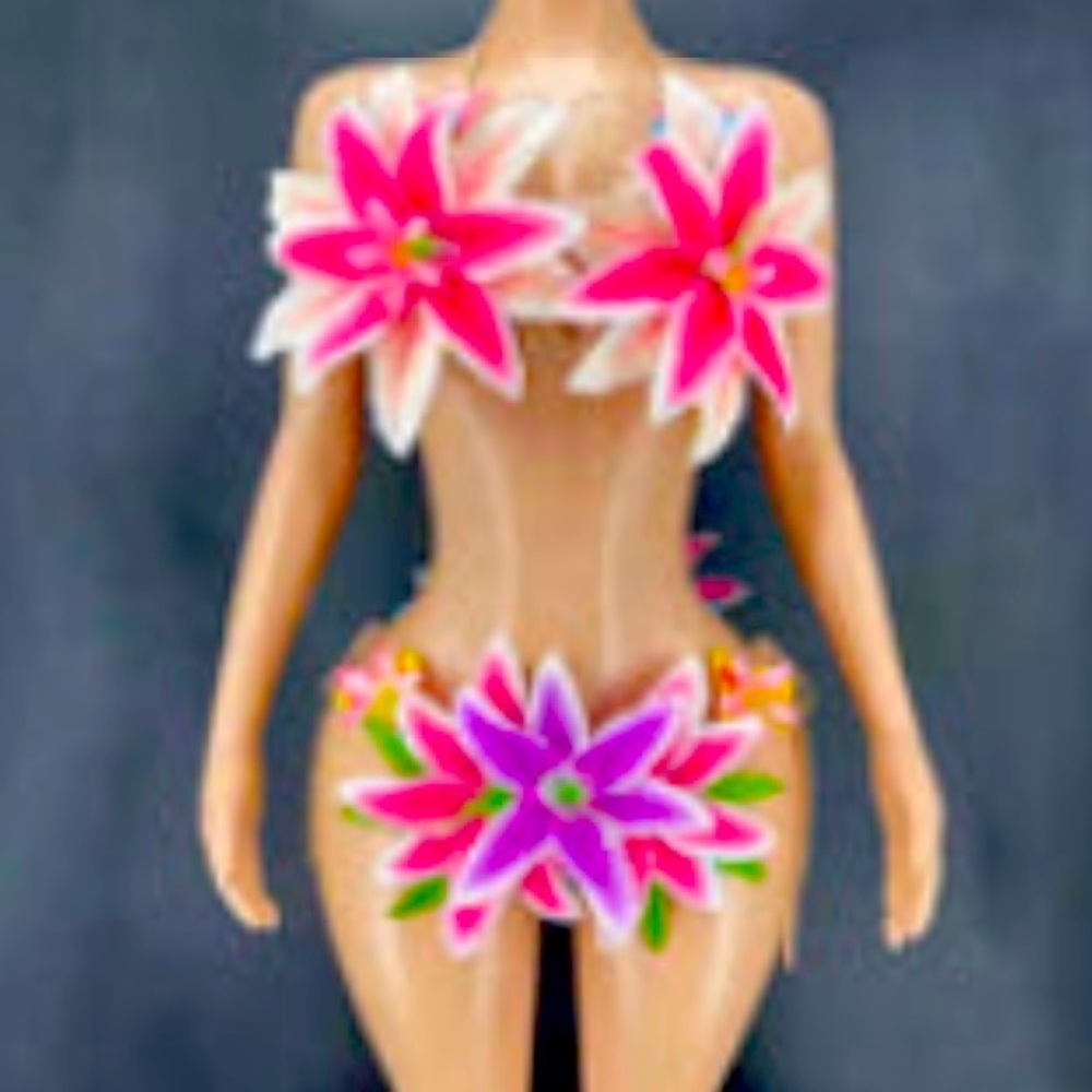 FLORAL BATHING SUIT